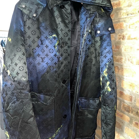 Louis Vuitton Other - Louis Vuitton Black and Blue Monogram Jacket